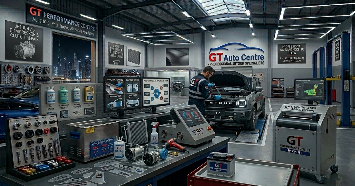 Jetour AC Repair Dubai | Jetour Car Air Conditioning Service & AC Gas Refill