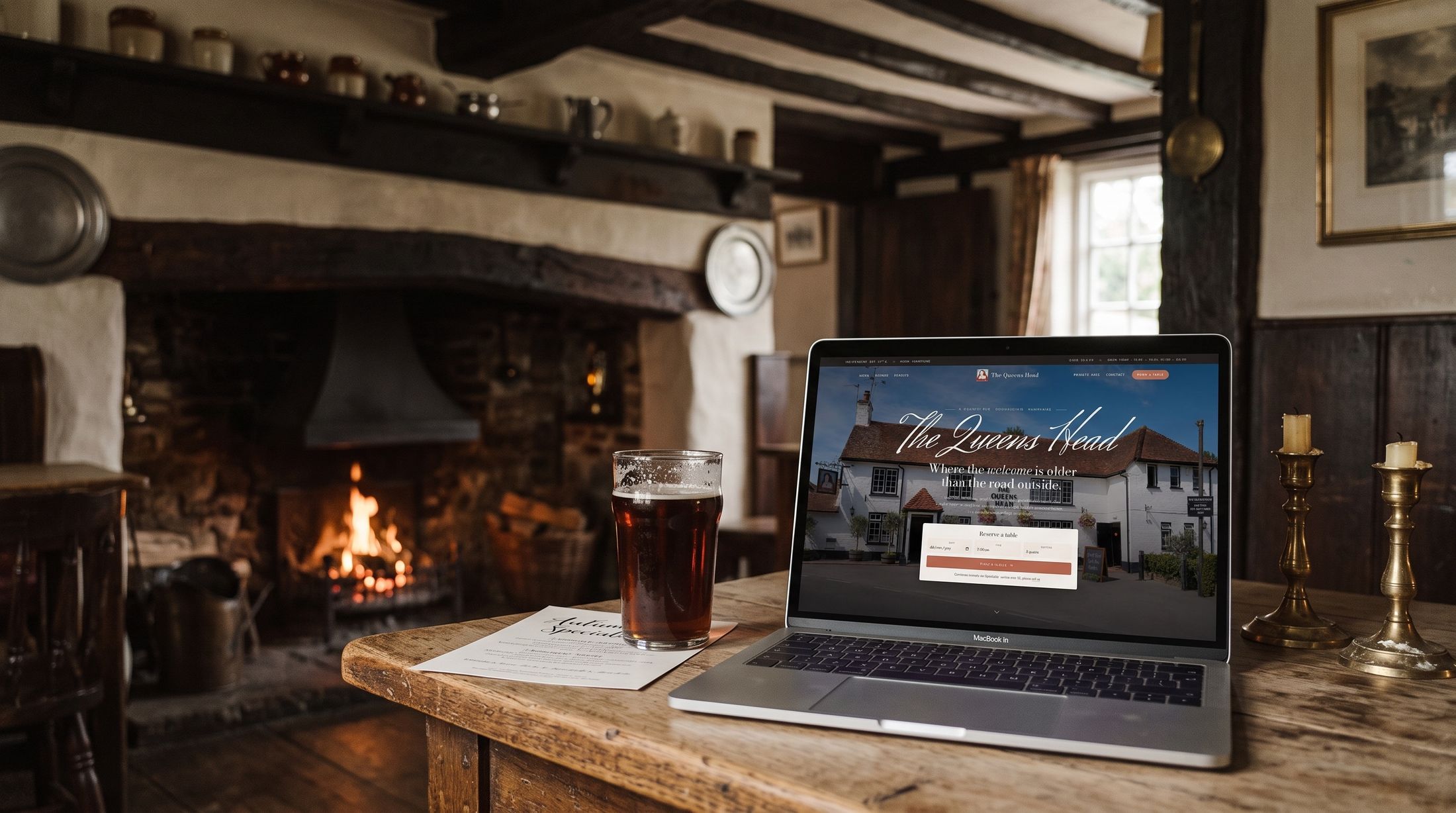 The Queens Head — project hero