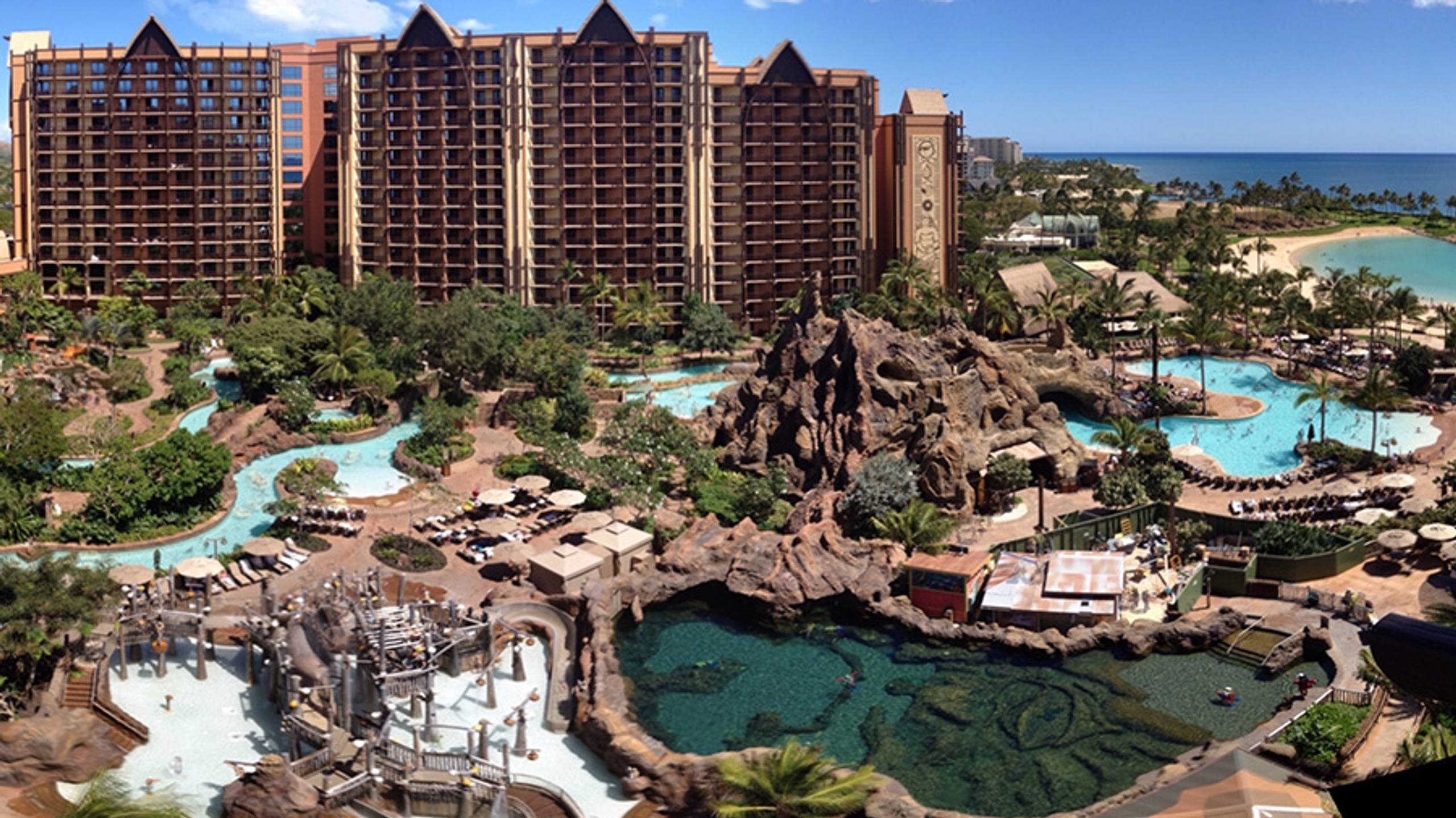Aulani Pool Aerial