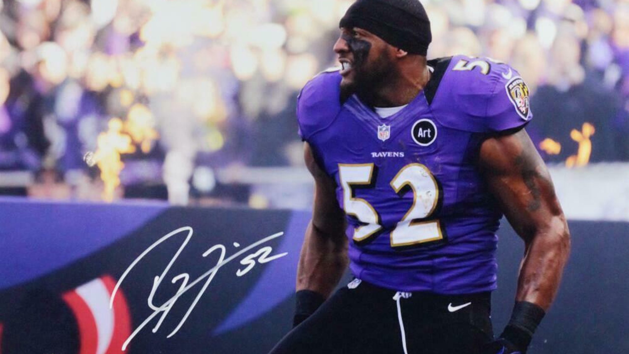 Ray Lewis 16x20 S