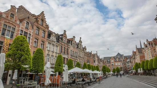 Oude markt in Leuven