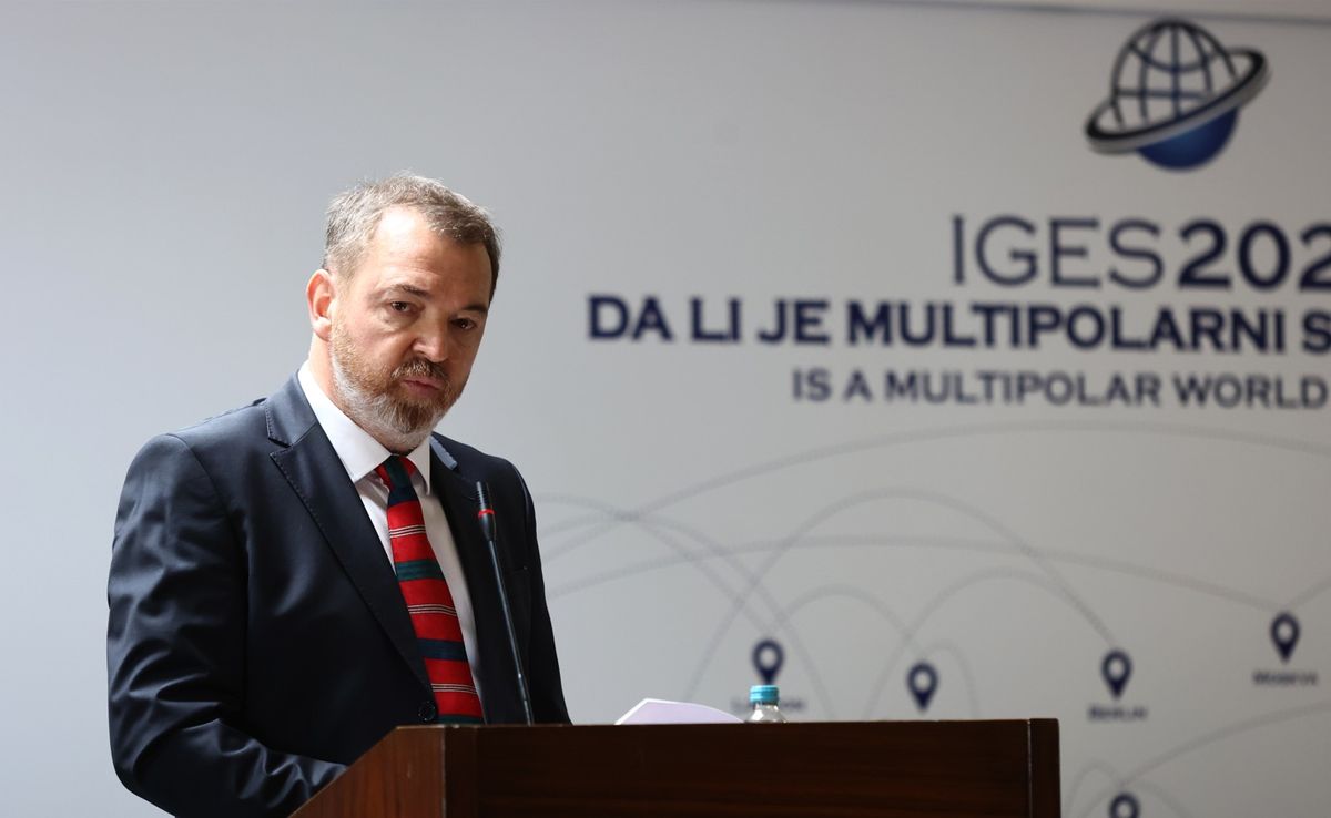 IGES 2025 conference stage in Sarajevo
