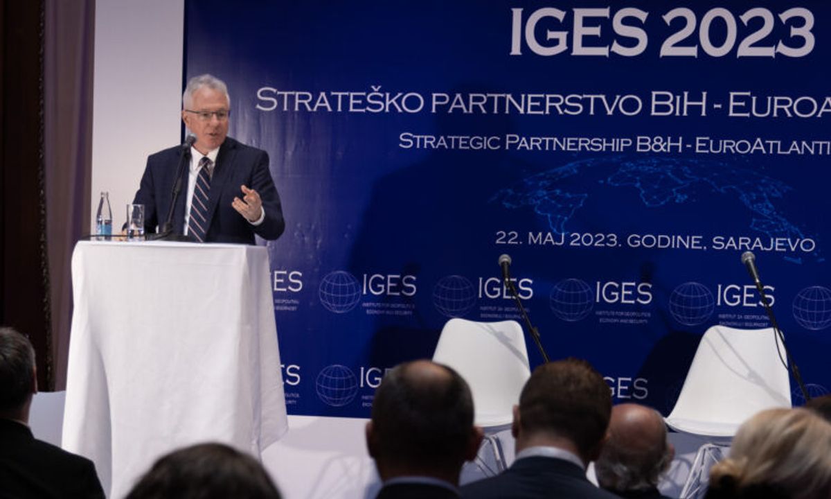 US Ambassador Michael Murphy at the IGES 2023 Conference