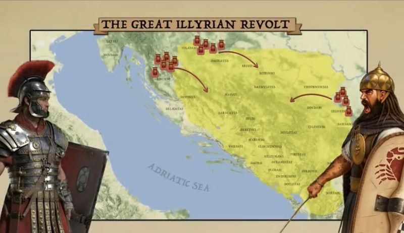 Veliki ilirski ustanak od 6. – 9. god. n. e. (I DIO)