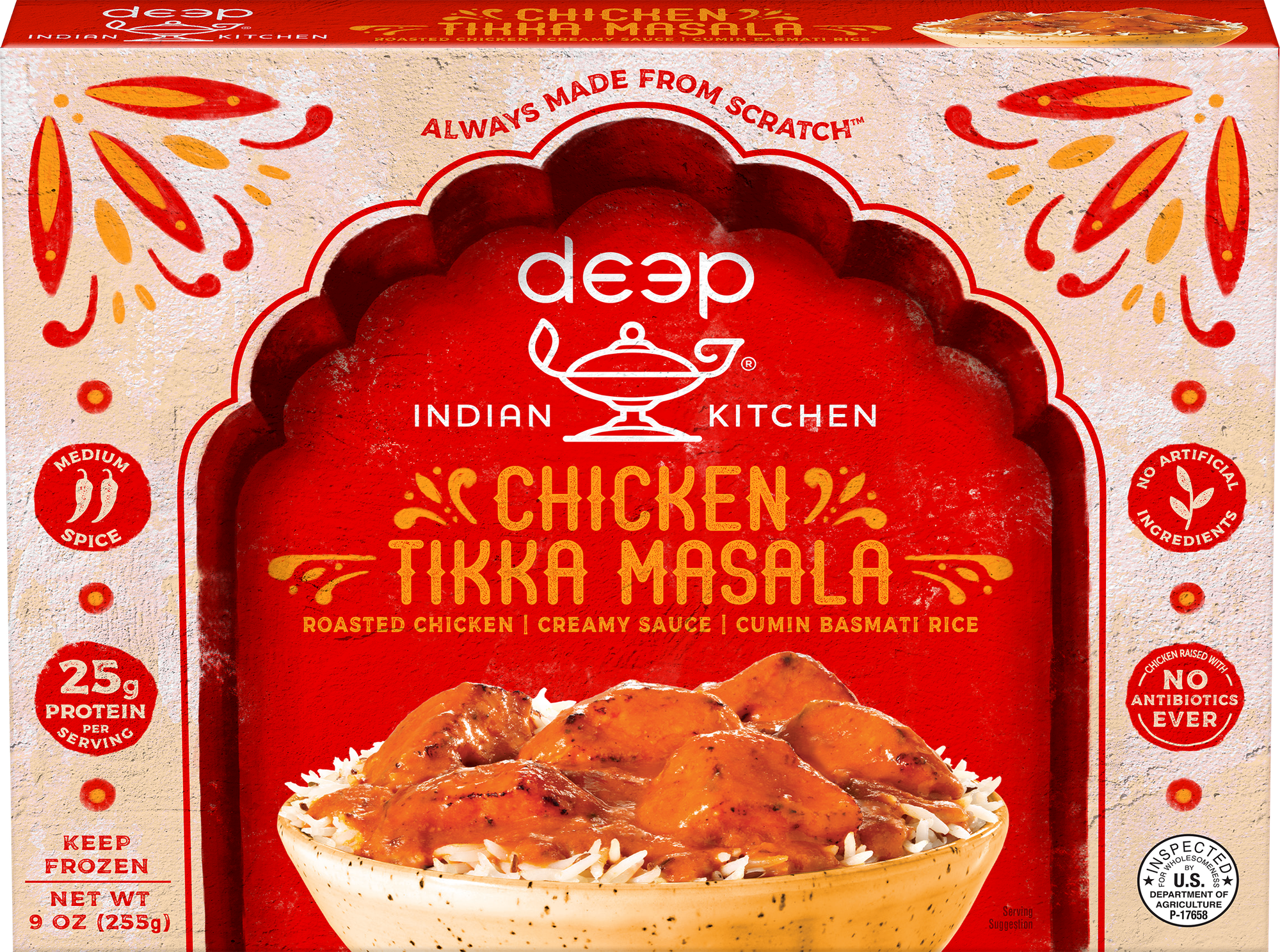 Deep Indian Kitchen packaging