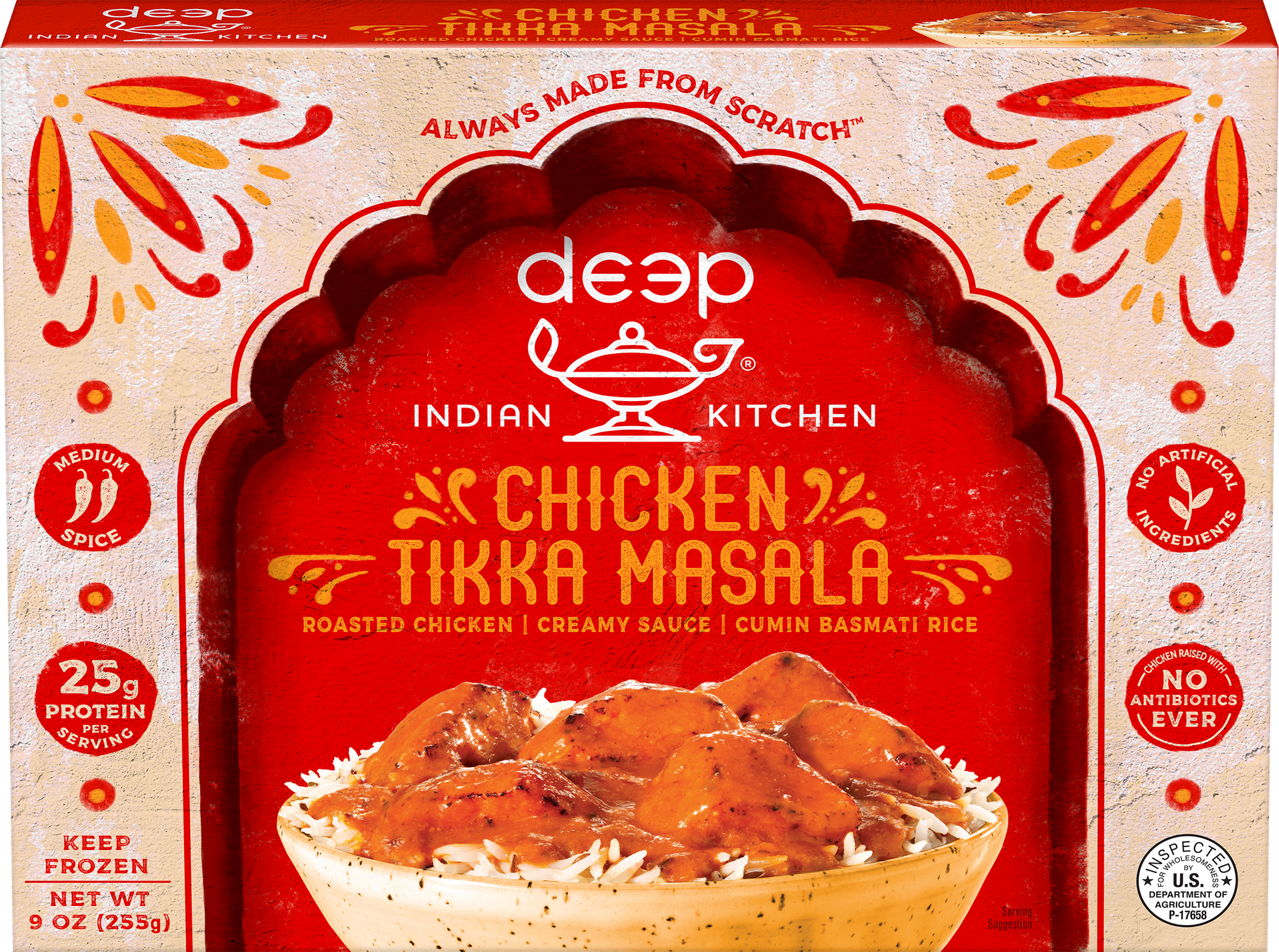 Deep Indian Kitchen packaging