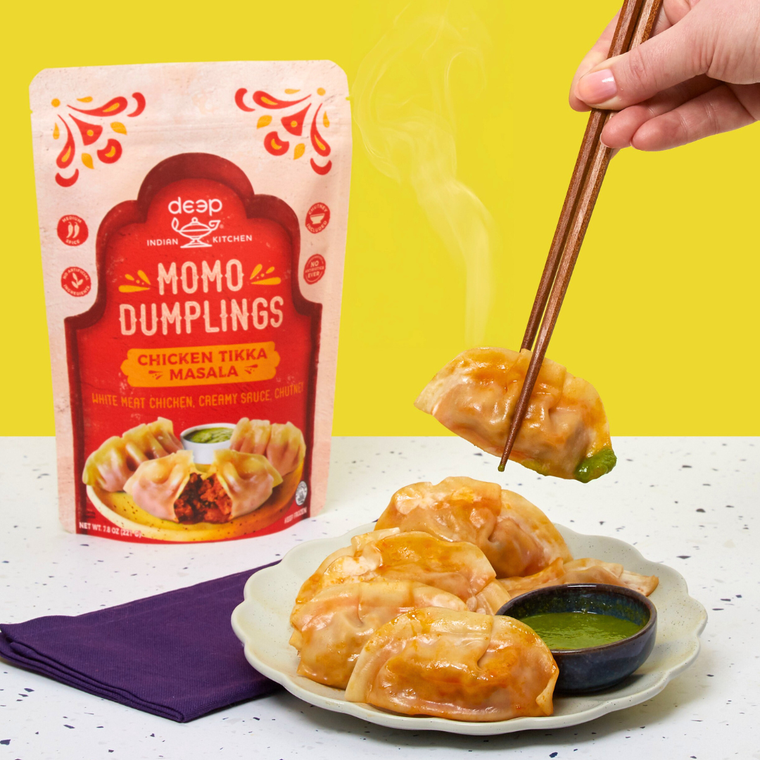 Momo dumplings dish