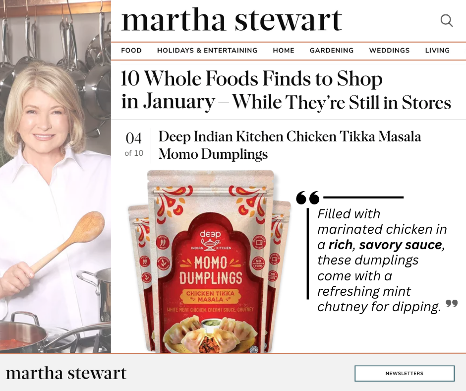 Article clipping from Martha Stewart online