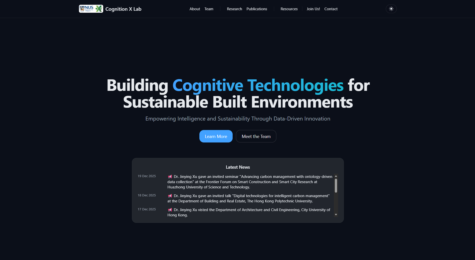 CognitionX Lab Website