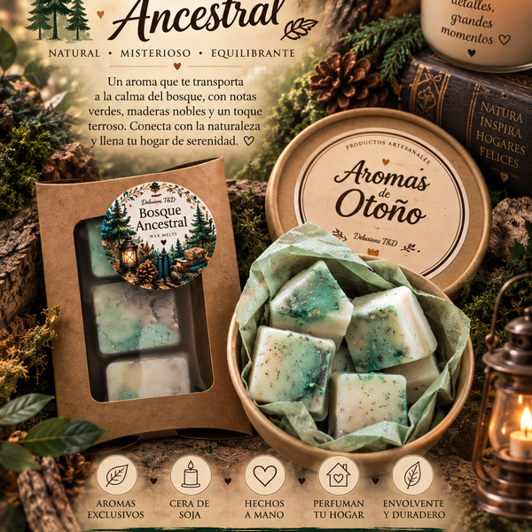 Wax Melts Tabletas — mini tabletas decorativas de cera.
