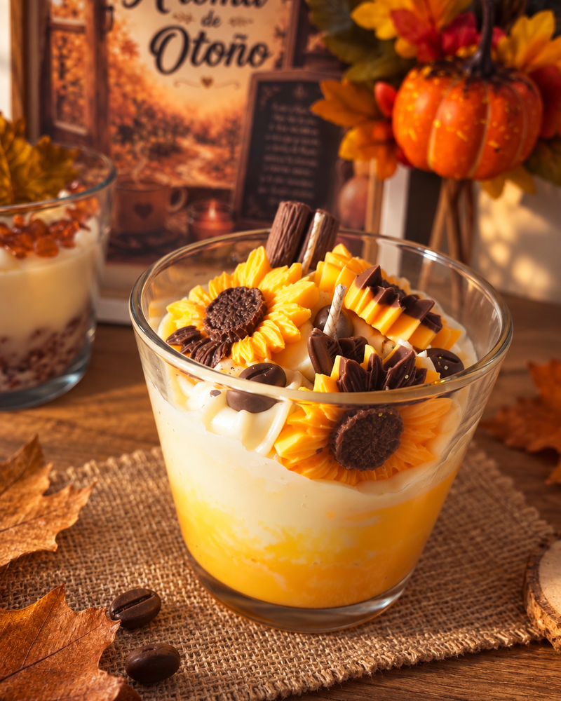 Vela Grande con aroma a cafe gourmand