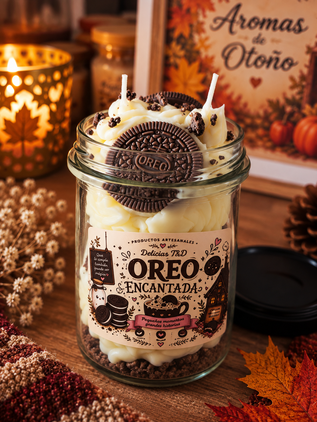 Nuestra Oreo Encantada con aroma a galleta de chocolate y vainilla