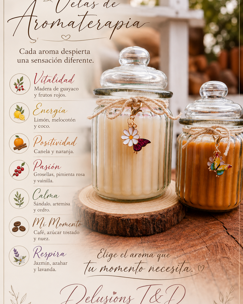Aromas que te acompañan en cada momento. Cada una lleva dentro un mensaje muy especial para ti.