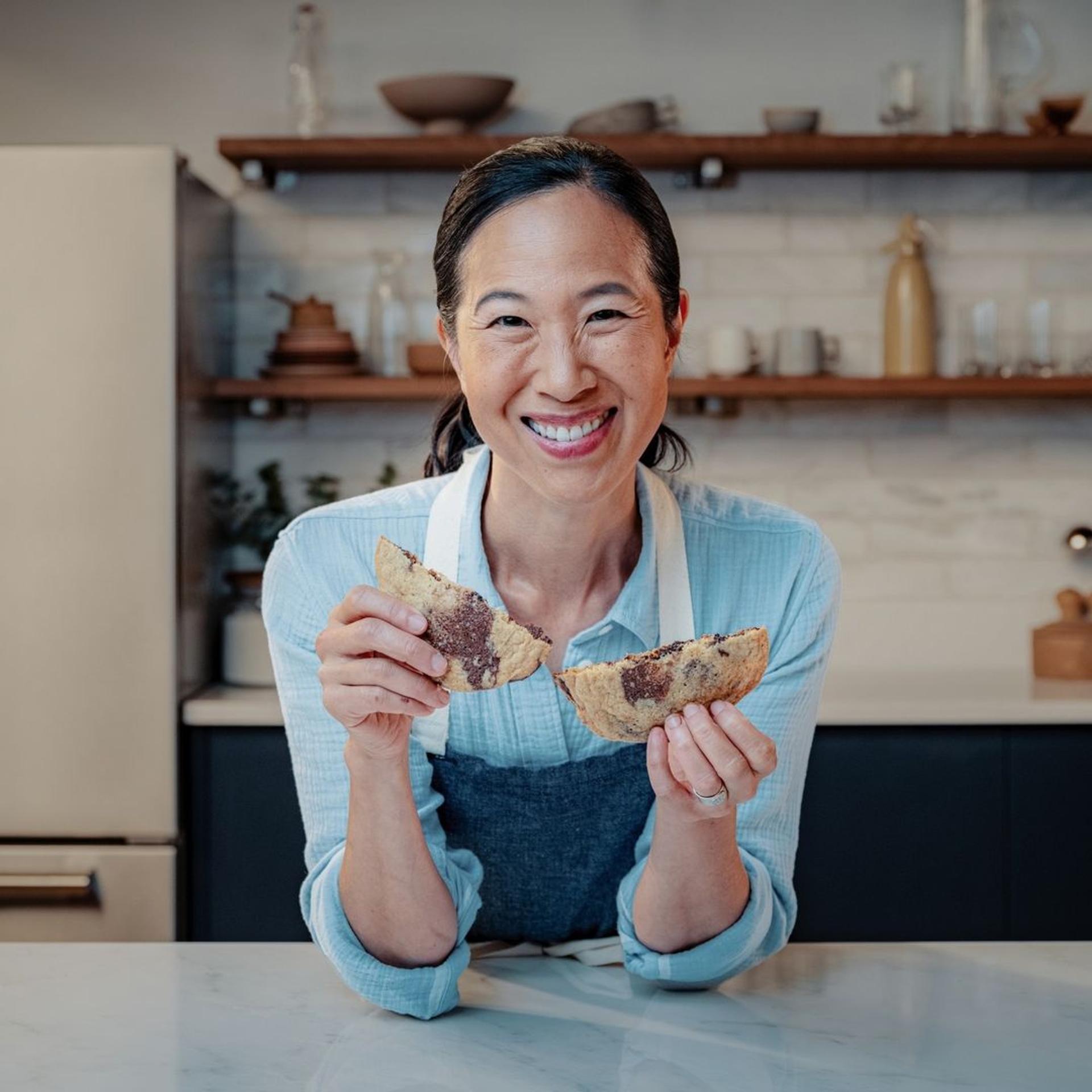 Joanne Chang with Chocolate chip Cookie