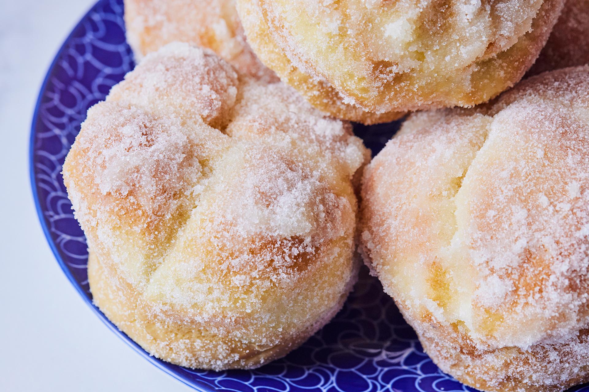 Stack Of sugar Brioche Buns