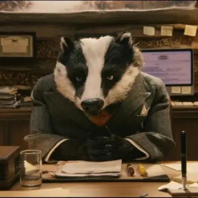 Pocket Watch - Fantastic Mr. Fox - Badger