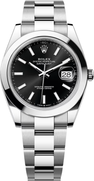 Rolex Datejust 41 Black Dial watch