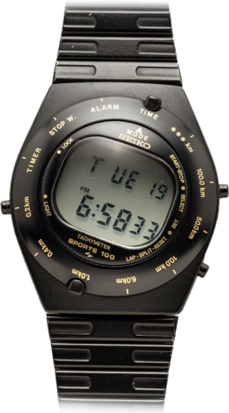 Seiko A828 Speed Master Giugiaro Design watch