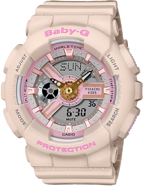 Casio Baby-G BA-110PKC-4A x Pikachu watch