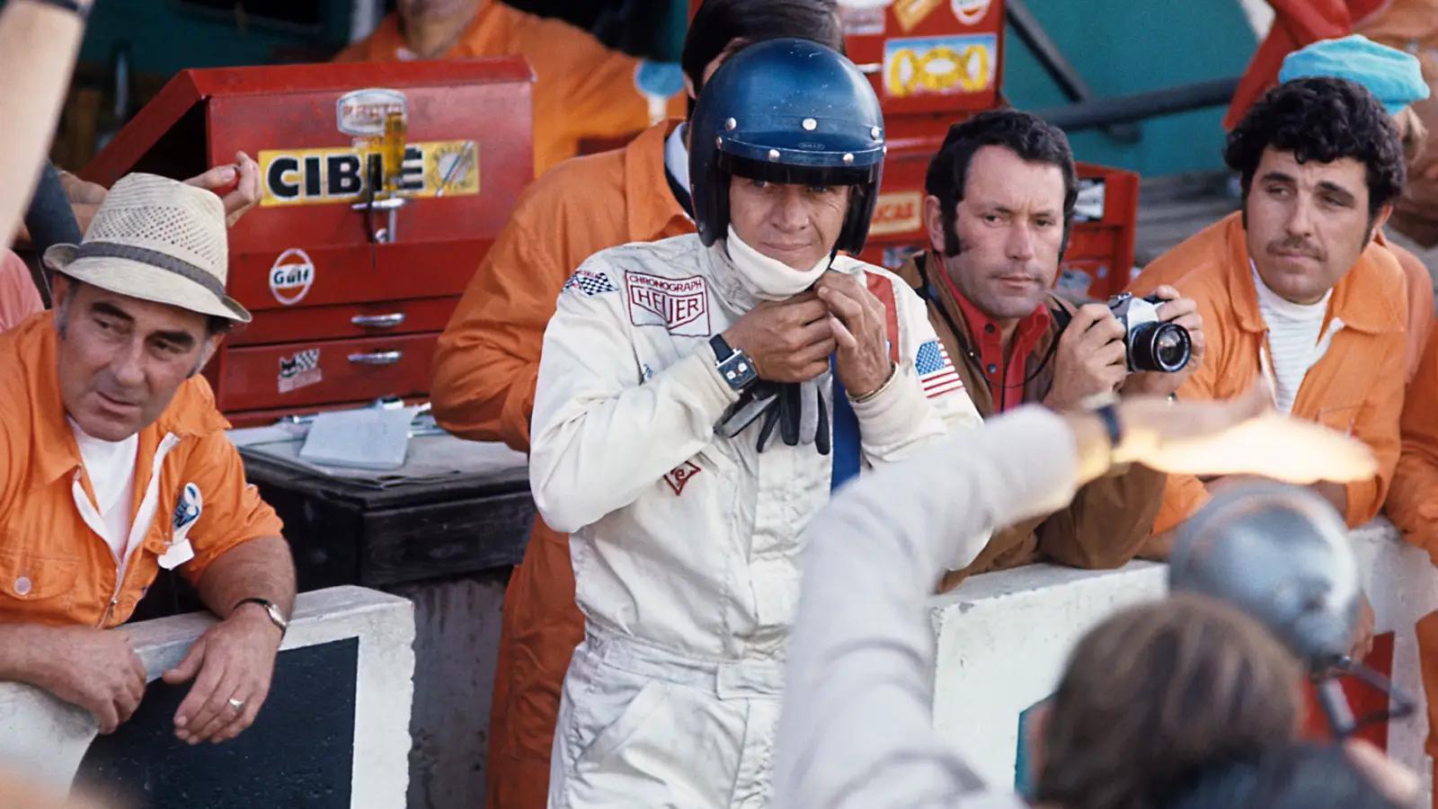 Steve McQueen's Heuer Monaco ref. 1133B, worn in Le Mans