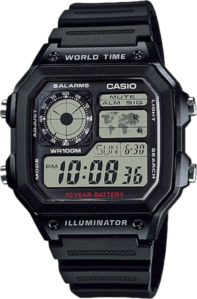 Casio AE1200-1A watch