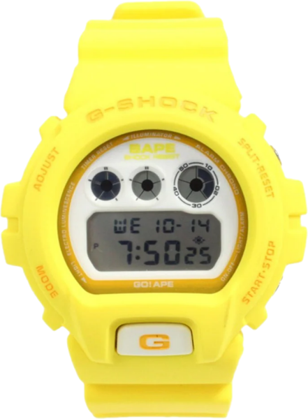 Casio G-Shock x BAPE DW-6900 watch