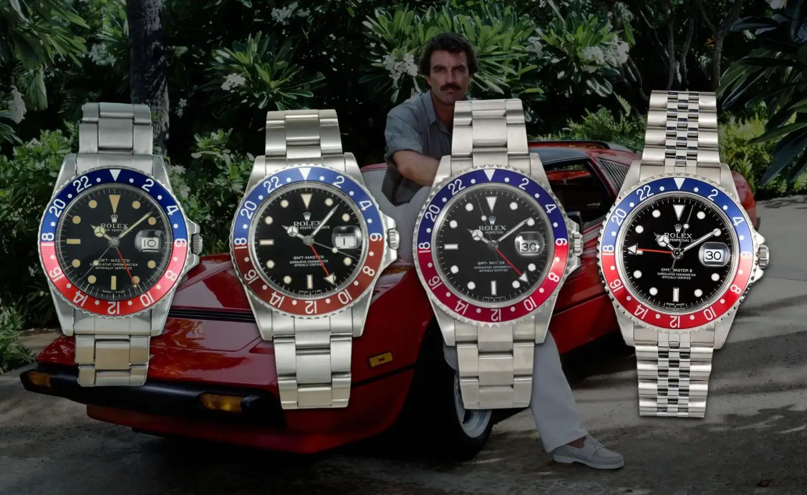 Rolex GMT Master "Pepsi" worn on screen