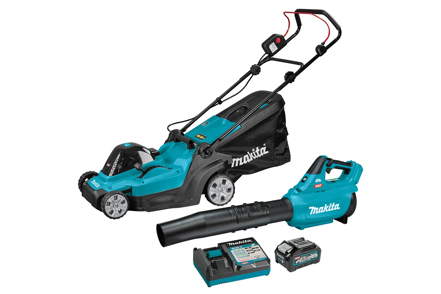 DK0254G201 40Vmax XGT Lawn Mower and Blower Combo (4.0Ah) Kit