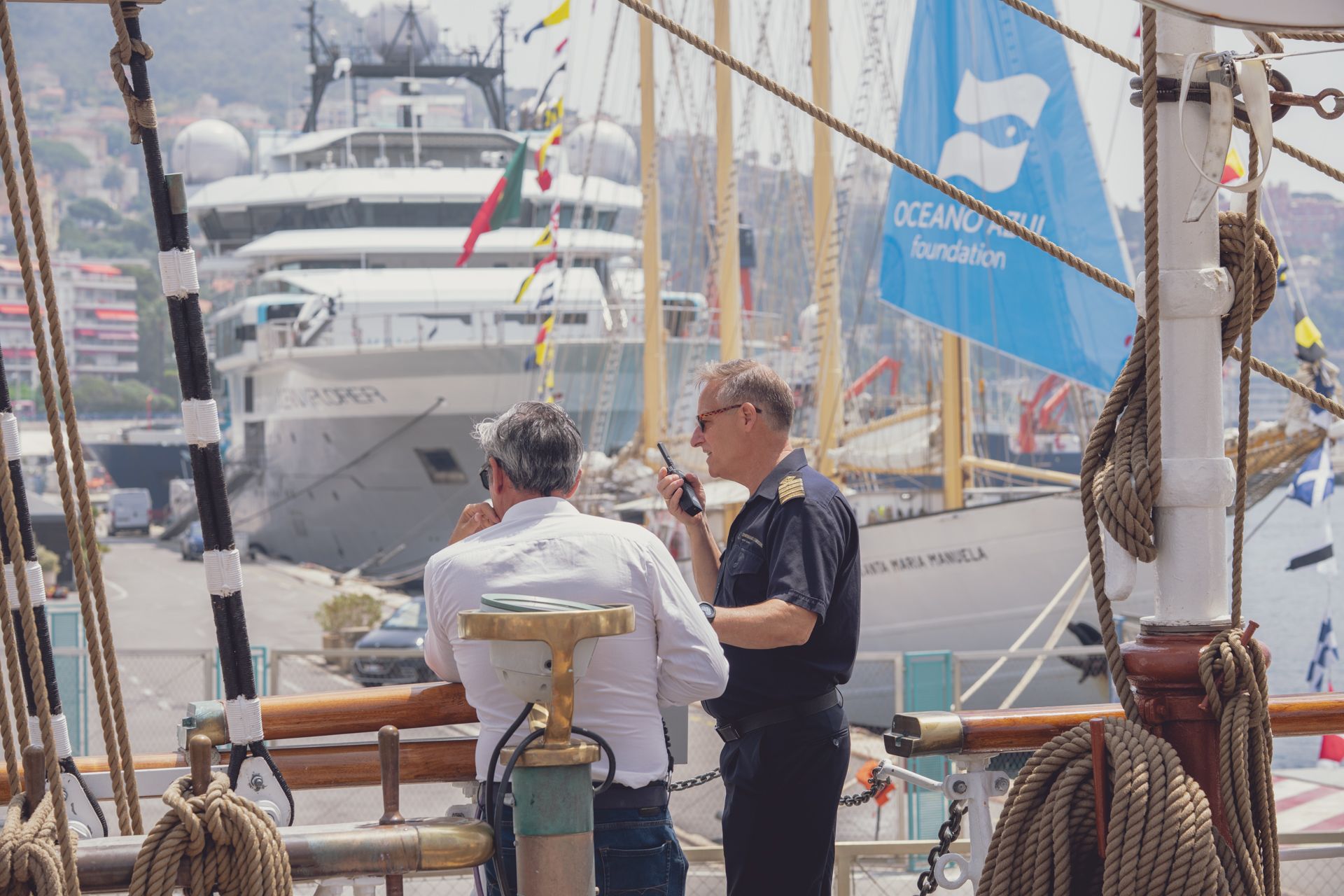Getting ready to leave Nice. Photo: Matteo Baratella