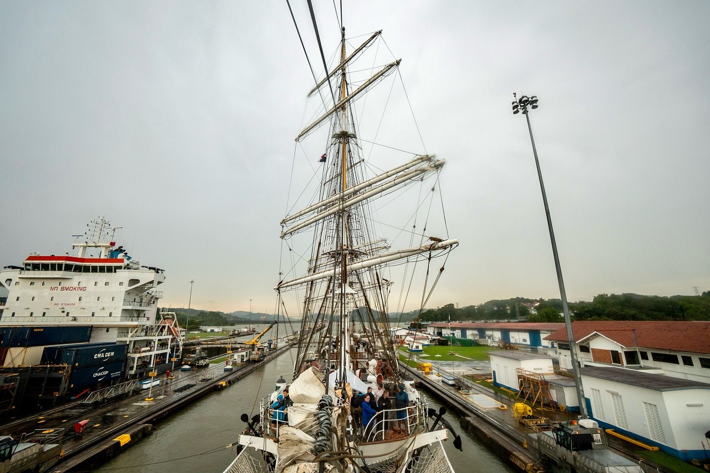 The Panama Canal September 14 2025. Photo: Malin Kvamme