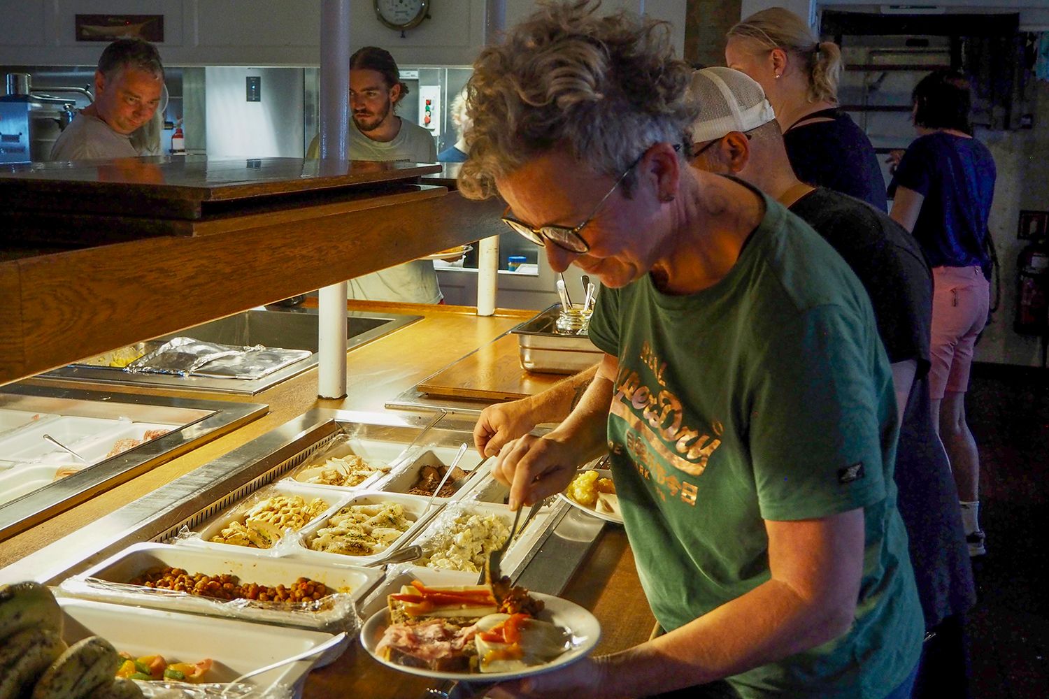 The buffet. Photo: Dina Storvik