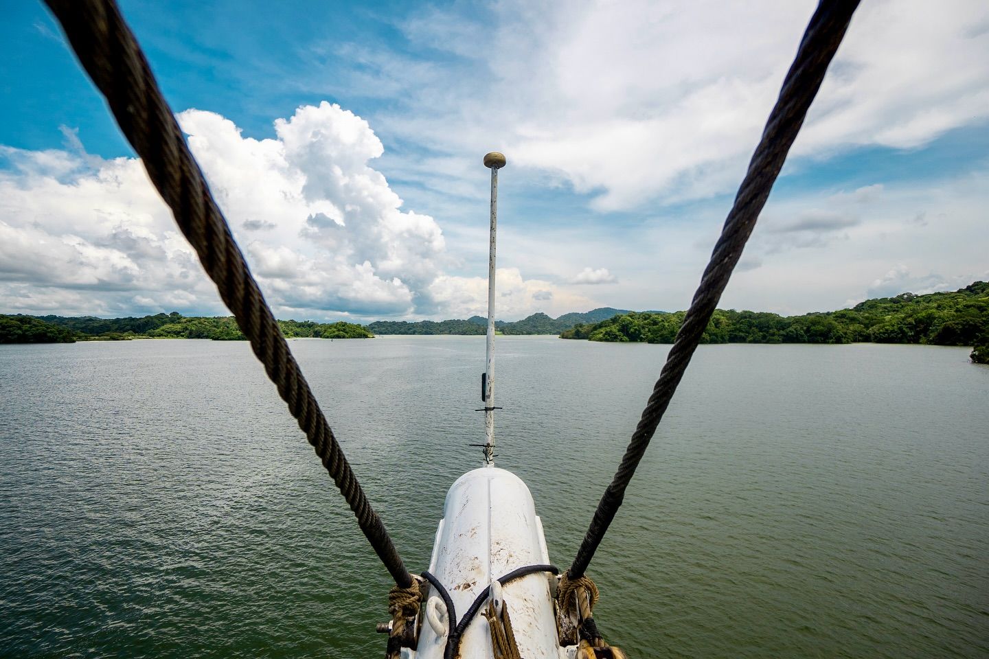 The Panama Canal September 14 2025. Photo: Malin Kvamme