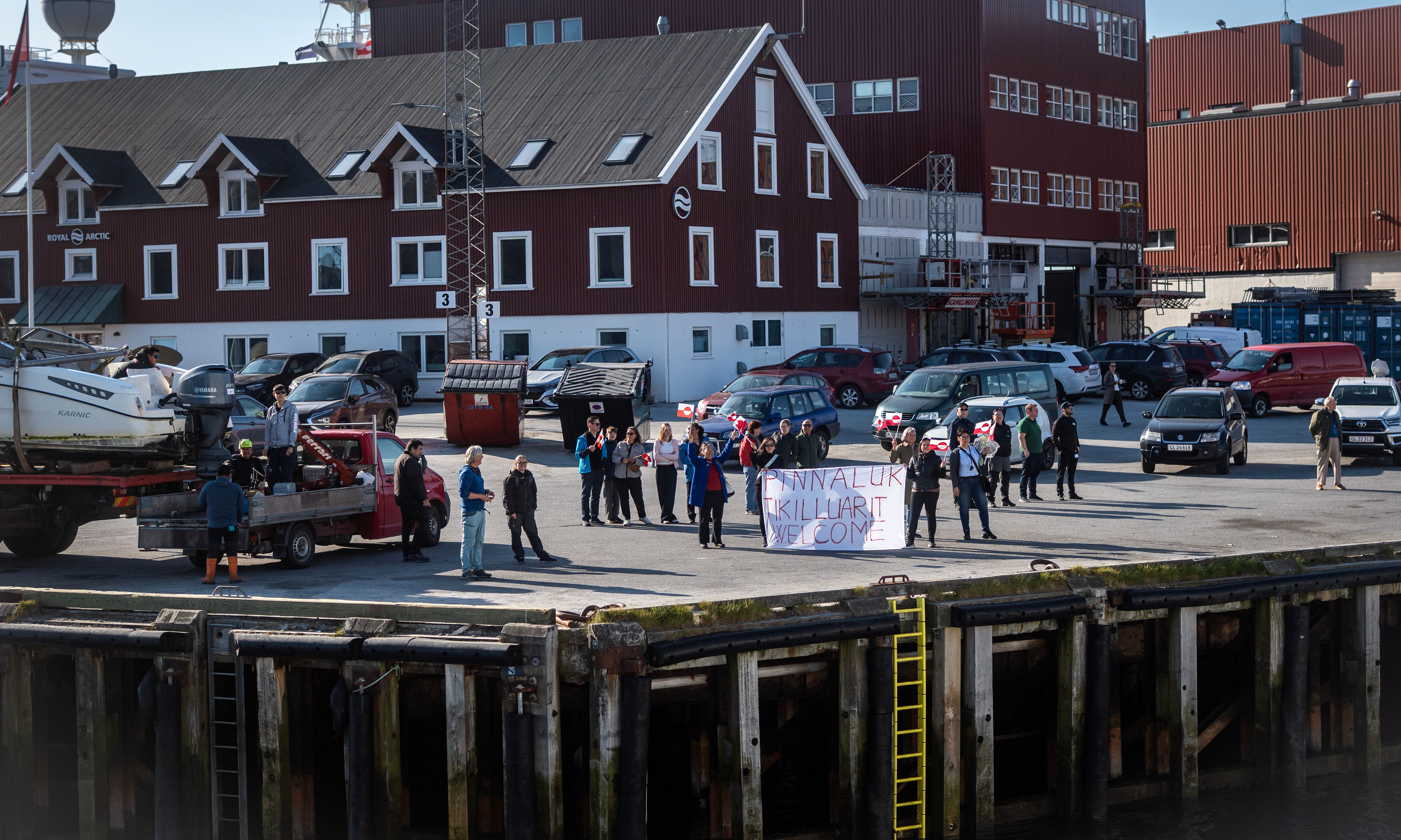 Arrival in Nuuk, Greenland – 29 July. Photo: Malin Kvamme 
