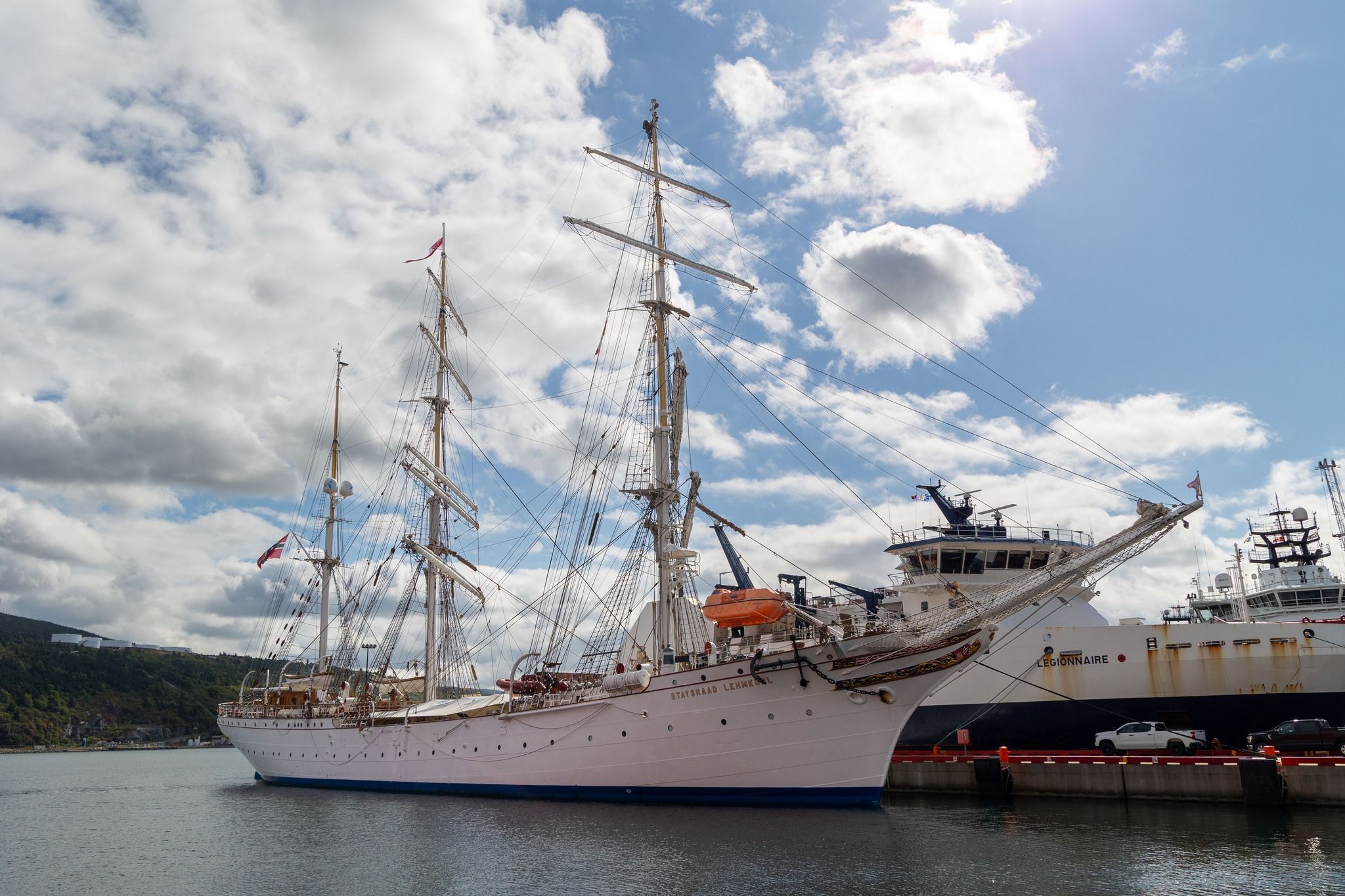 Moored in St. John's. Photo: André Marton Pedersen