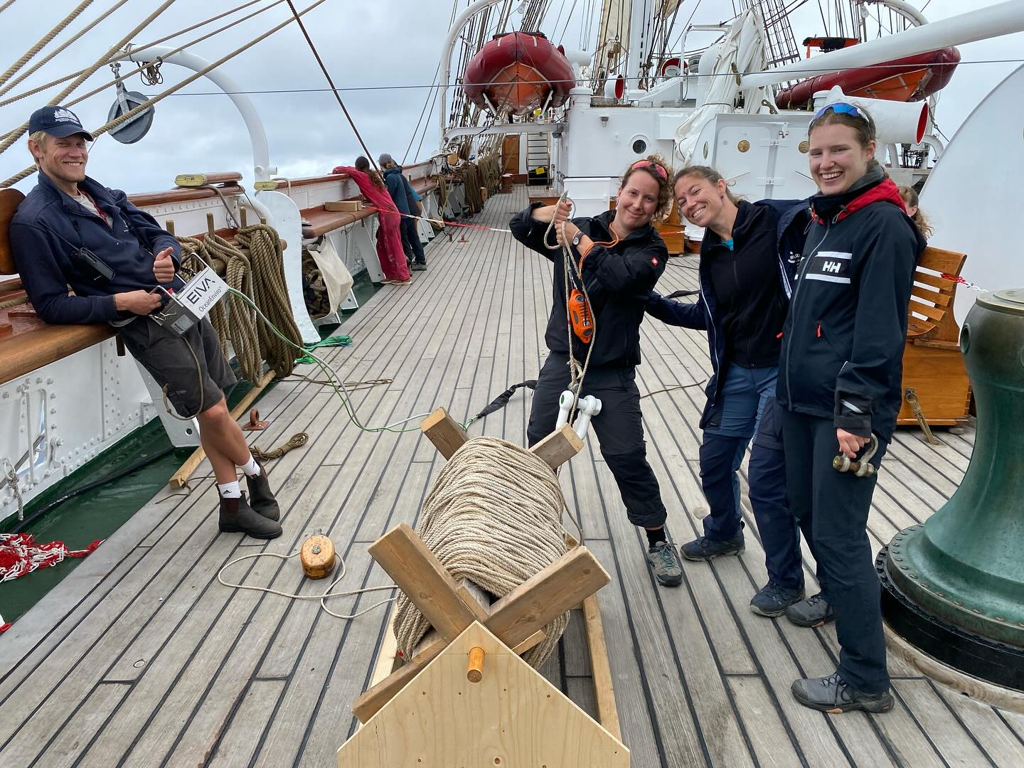 Ready for the first measurement. Photo: Malin Kvamme