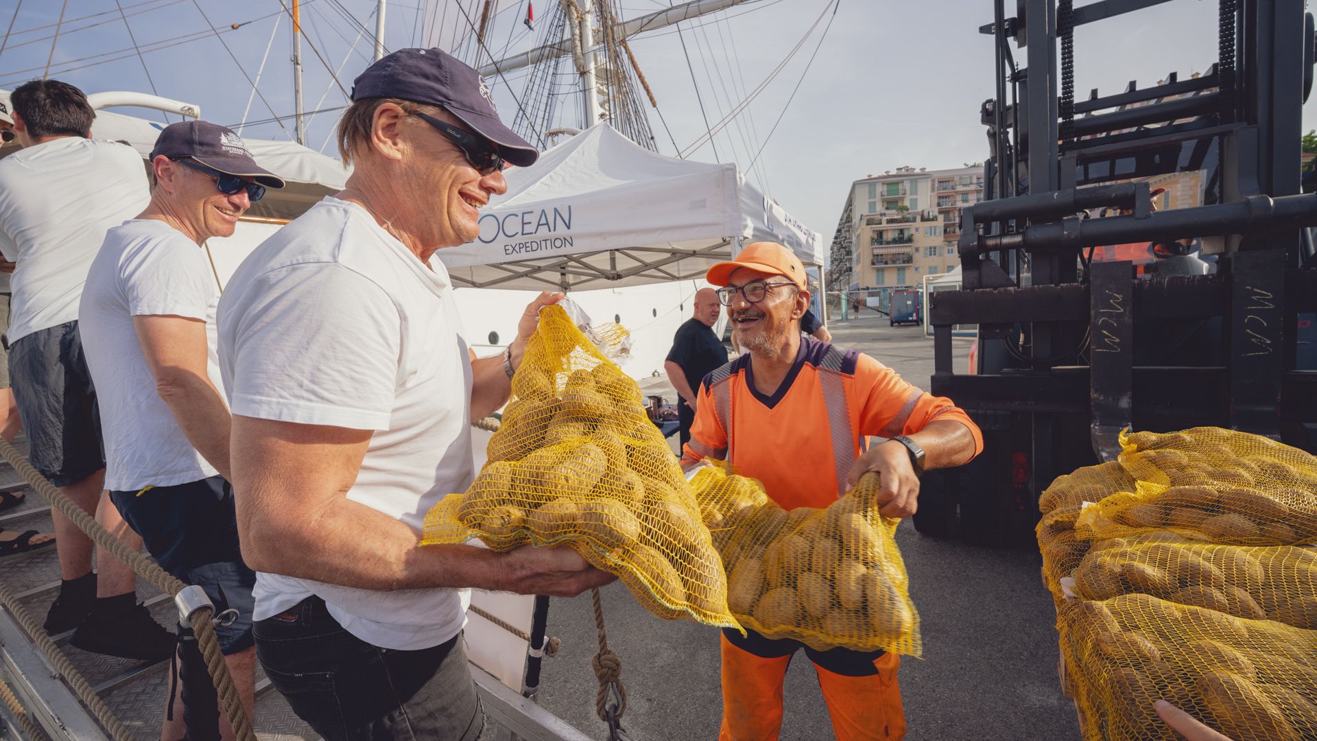 Getting ready to leave Nice. Photo: Matteo Baratella