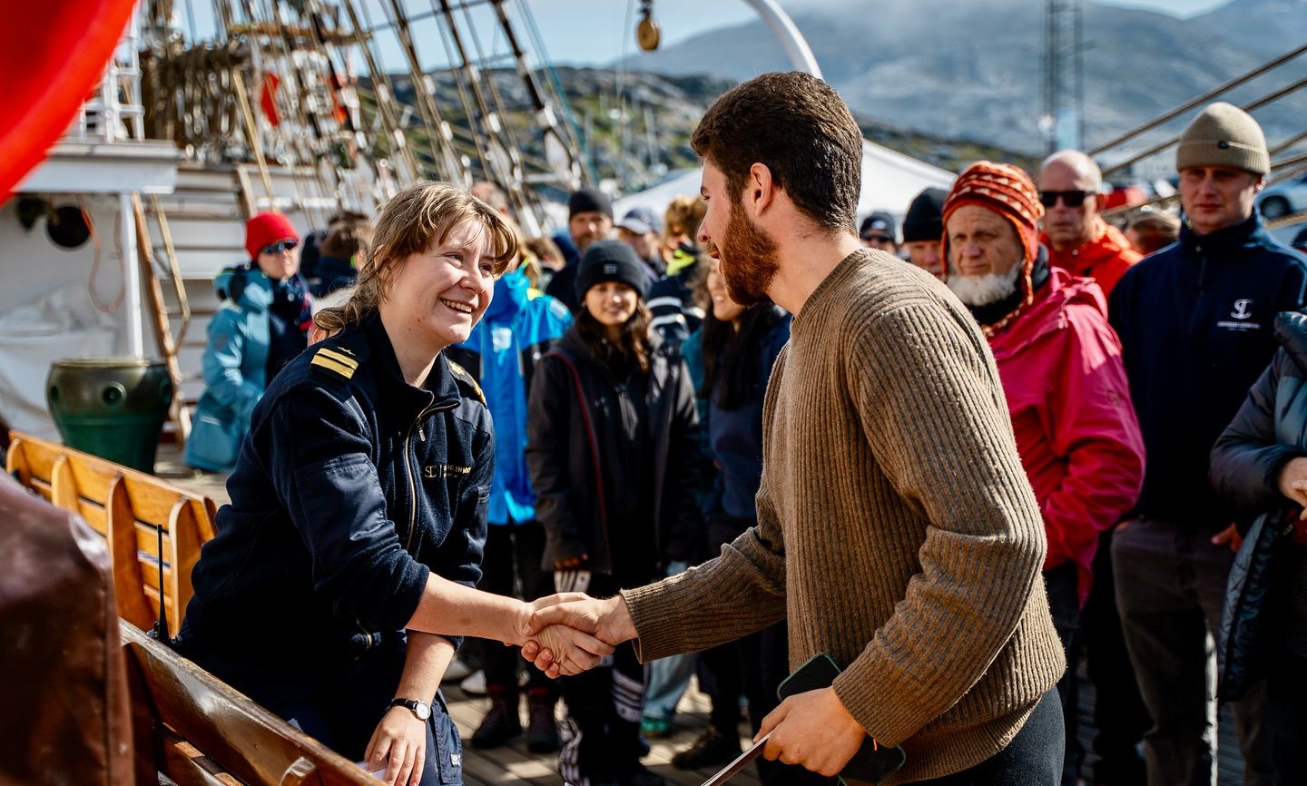 Arrival in Nuuk, Greenland – 29 July. Photo: Malin Kvamme 