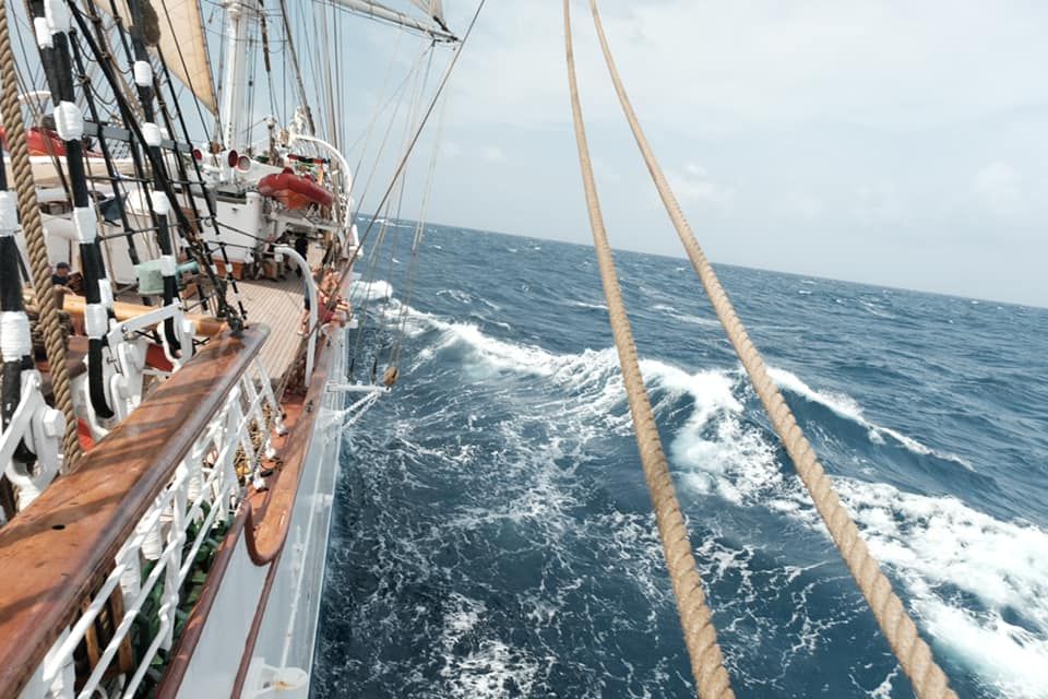 Catching the trade wind - One Ocean Expedition