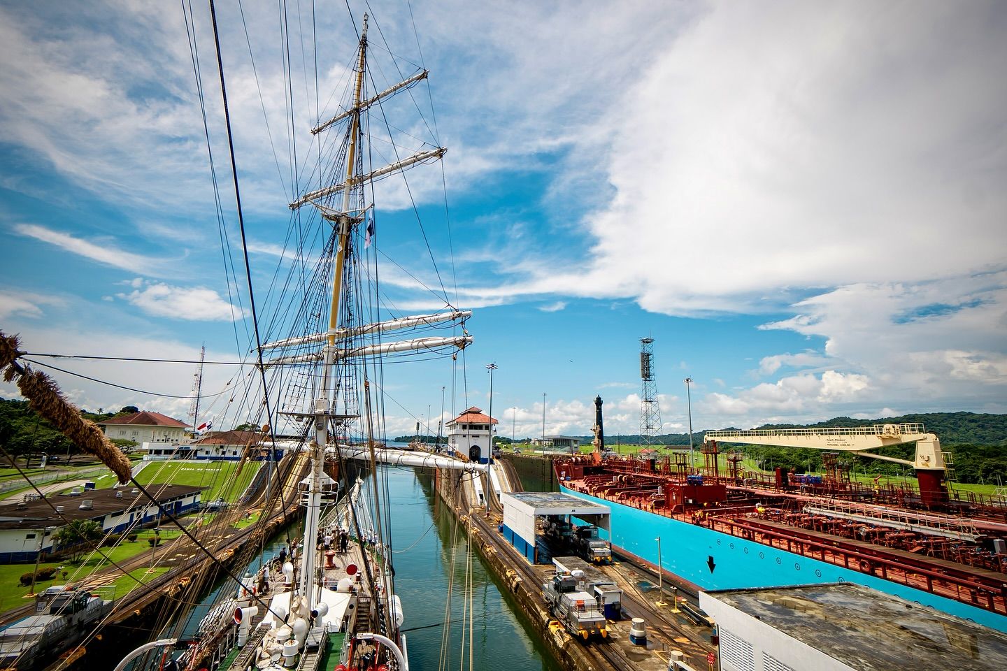 The Panama Canal September 14 2025. Photo: Malin Kvamme