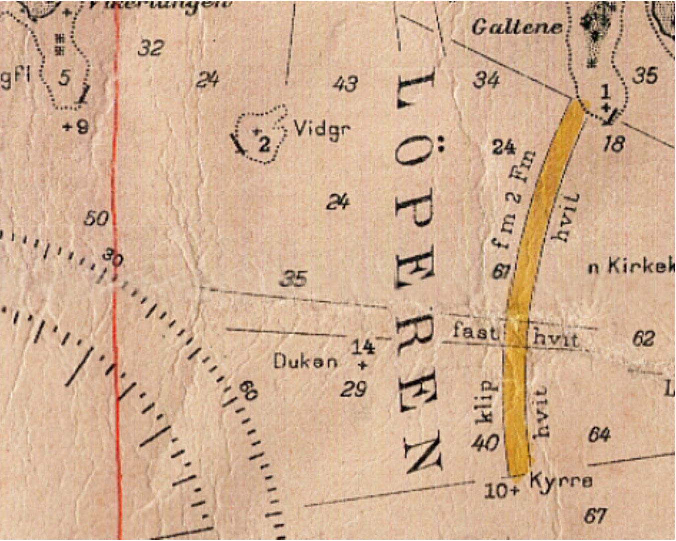 Sea chart 001 1900-1924, the pole in the wrong position.