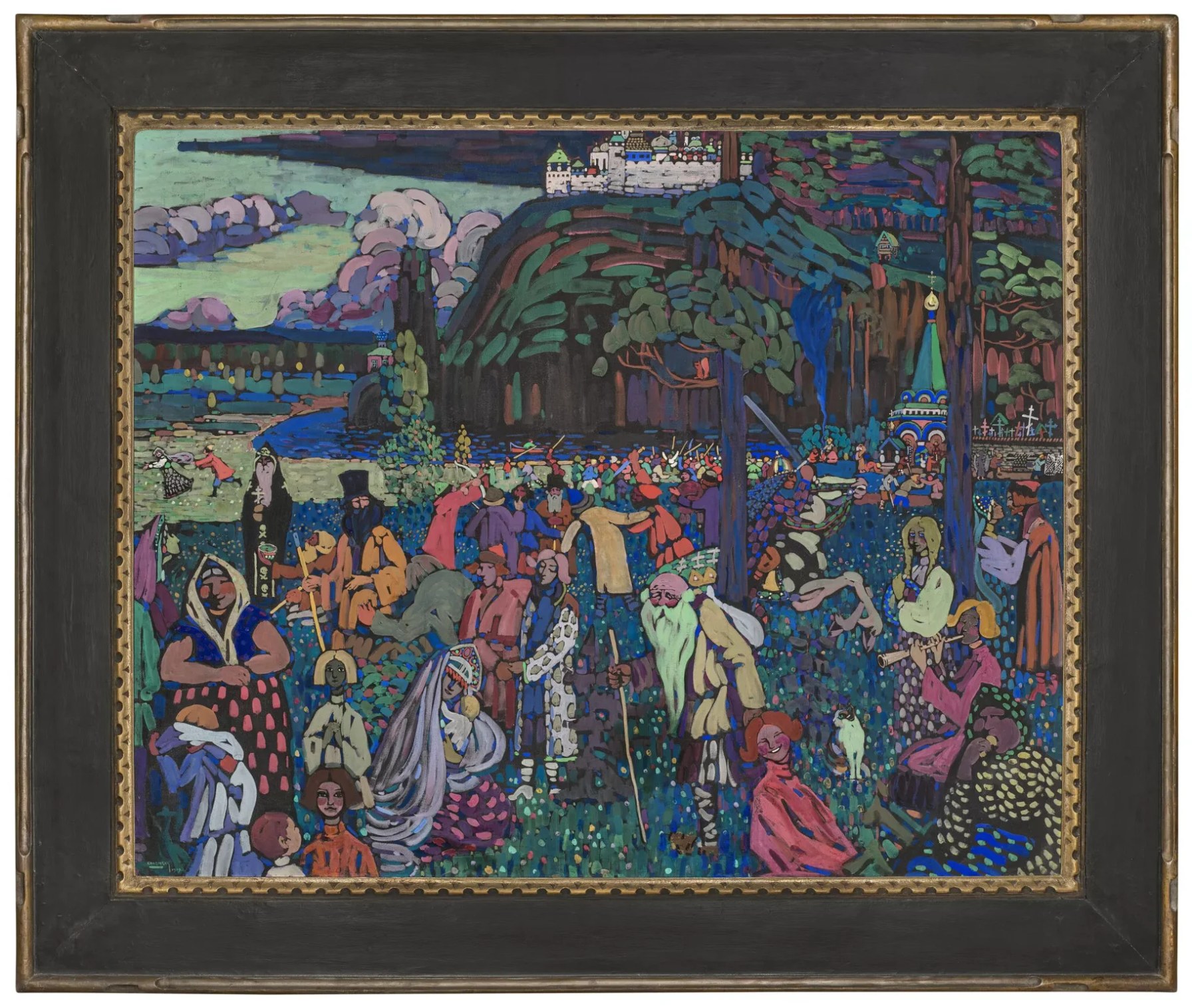 Wassily Kandinsky, Das bunte Leben, 1907. Courtesy of Christie’s.