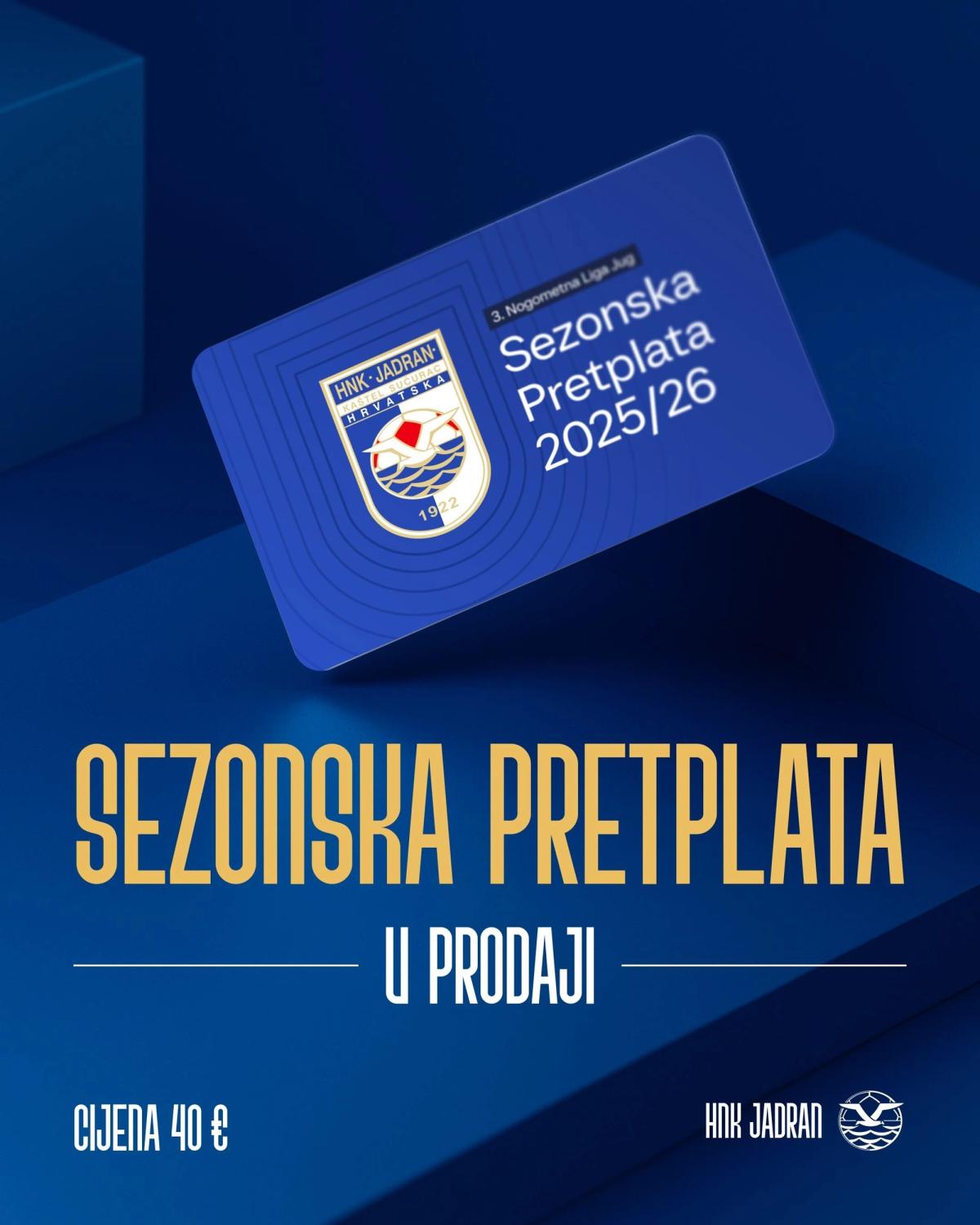 Sezonske pretplate u prodaji!