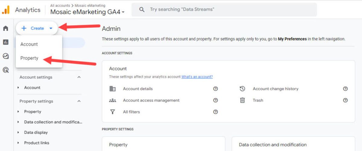 Create a New Property