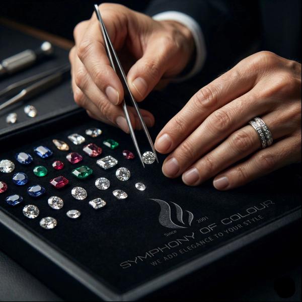 Diamond or Semi Precious
Stone Selection