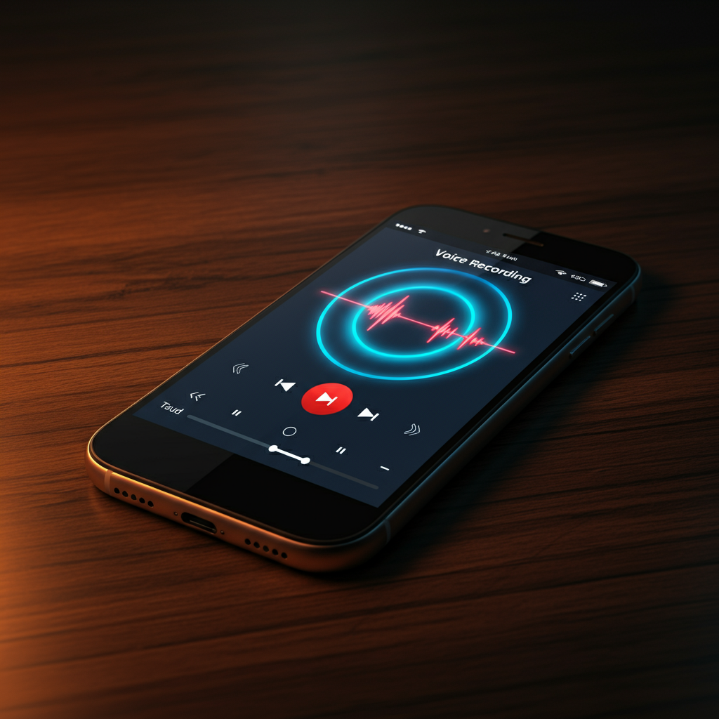 Recording app on phone