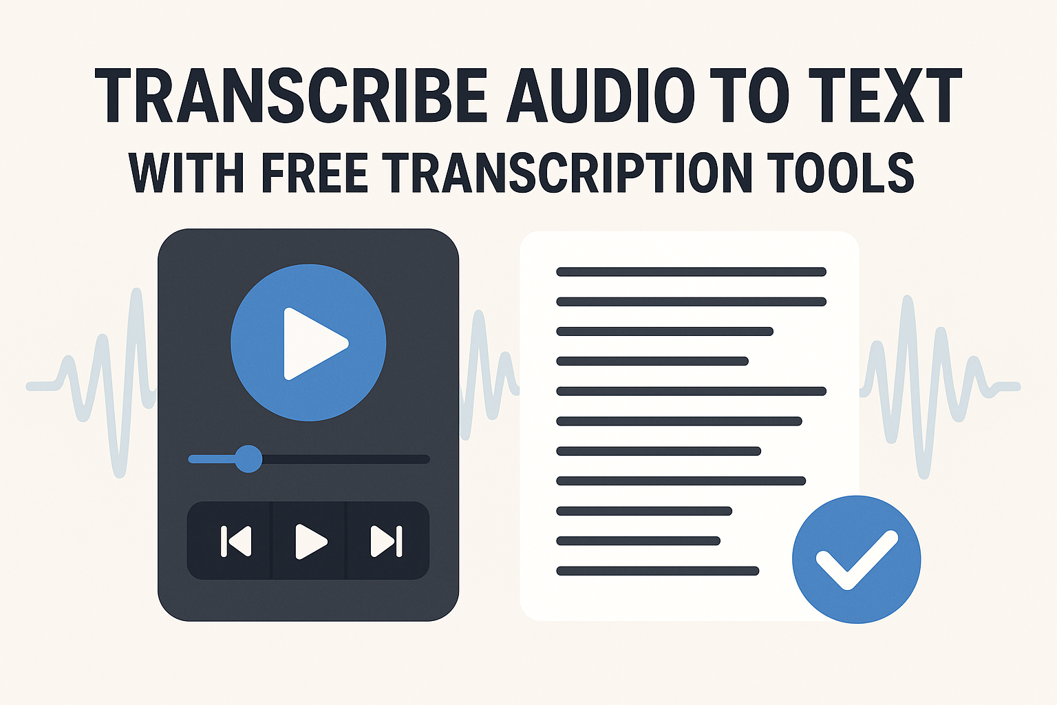 How Do Free Audio Transcription Tools Work