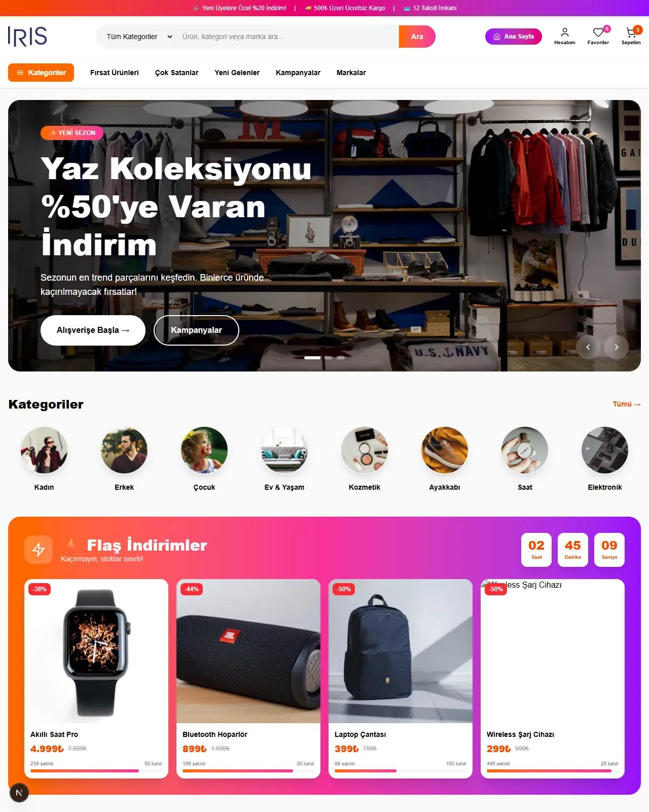 E-Ticaret Yazılımı