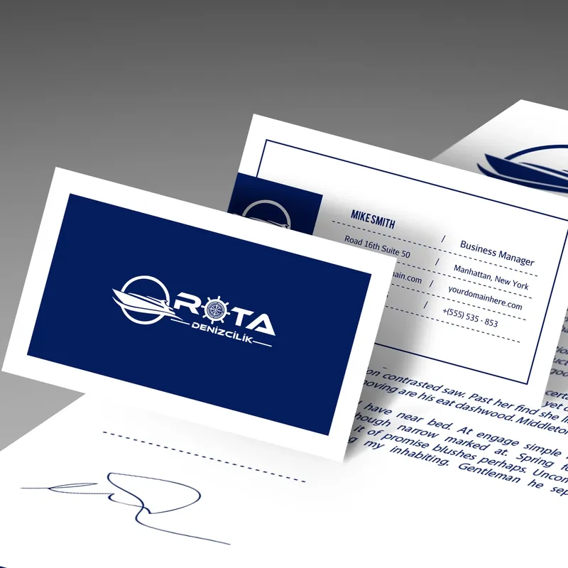 Rota Denizcilik Kurumsal Kimlik Tasarımı