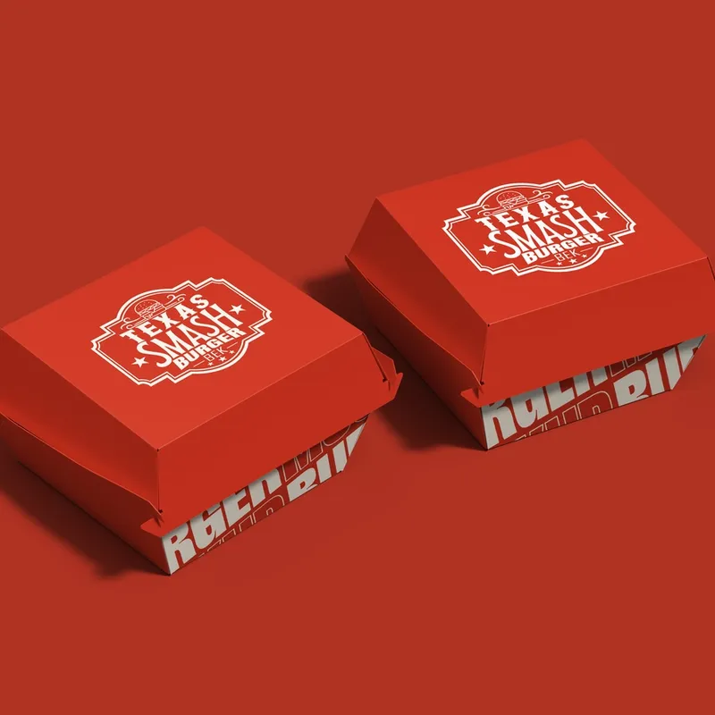 Texax Smash Burger Logo Tasarımı