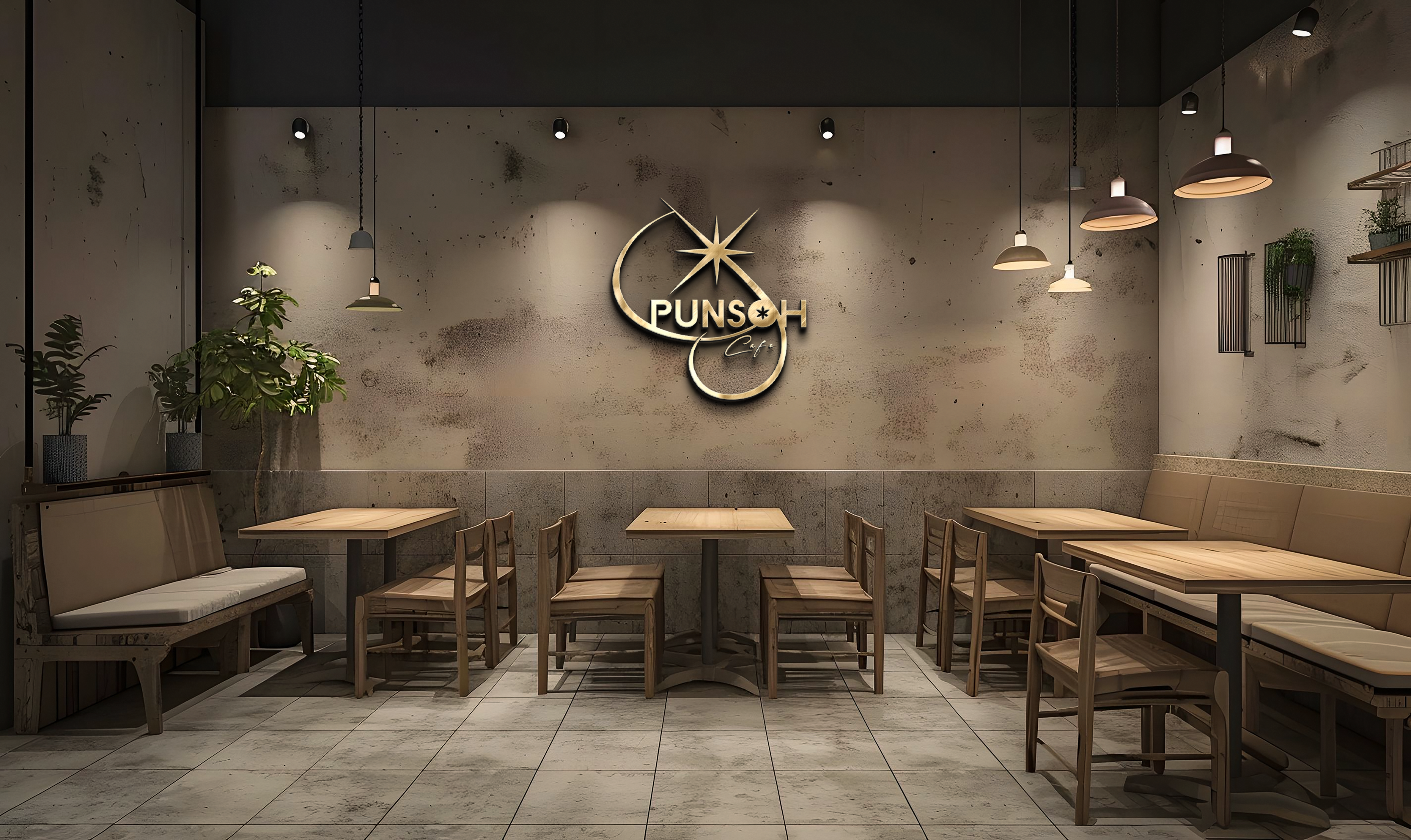 Punch Cafe Logo Tasarımı